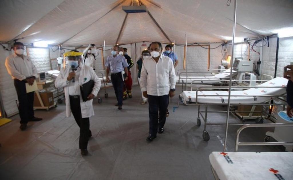 Acapulco, Guerrero cuenta con dos hospitales móviles para atender a las personas contagiadas por el Covid-19 de los municipios de Acapulco y Zihuatanejo que se han visto afectados con un mayor número de contagios. (ARCHIVO)