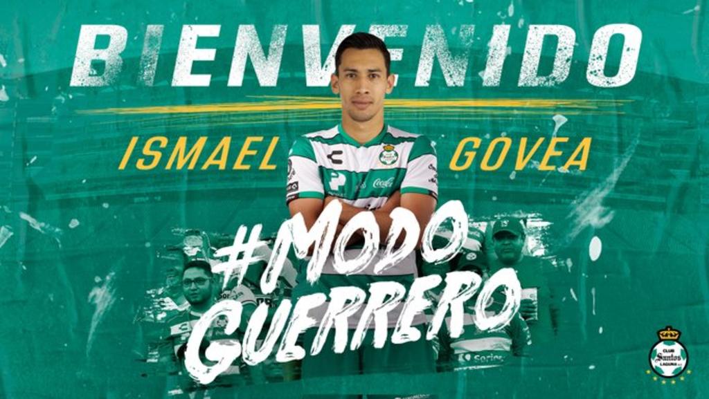 Ismael Govea llega para reforzar la saga santista rumbo al Apertura 2020. (TWITTER)