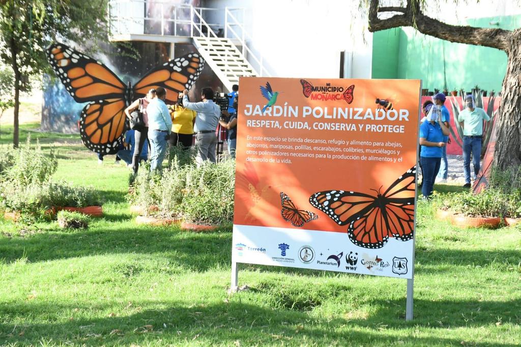 Este miércoles por la mañana, también se inauguró el Jardín Polinizador en las instalaciones del Bosque Urbano, acto que encabezó la Dirección general de Medio Ambiente, la asociación civil PROFAUNA y el Planetarium. (FERNANDO COMPEÁN)
