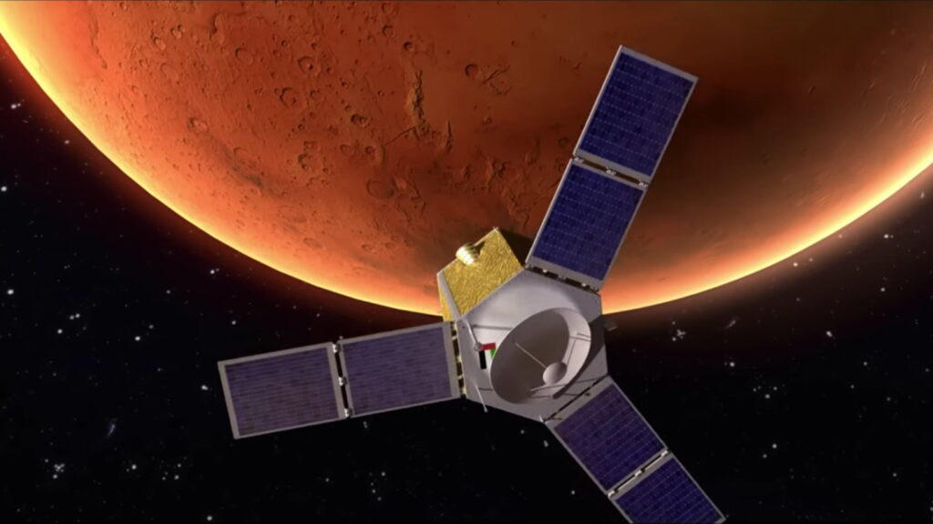 El Gobierno de Emiratos Árabes Unidos (EAU) anunció este martes que pospondrá otra vez el lanzamiento de su sonda 'Hope' (Esperanza) a Marte a causa de las condiciones meteorológicas 'inestables' en la isla japonesa de Tanegashima. (ESPECIAL) 