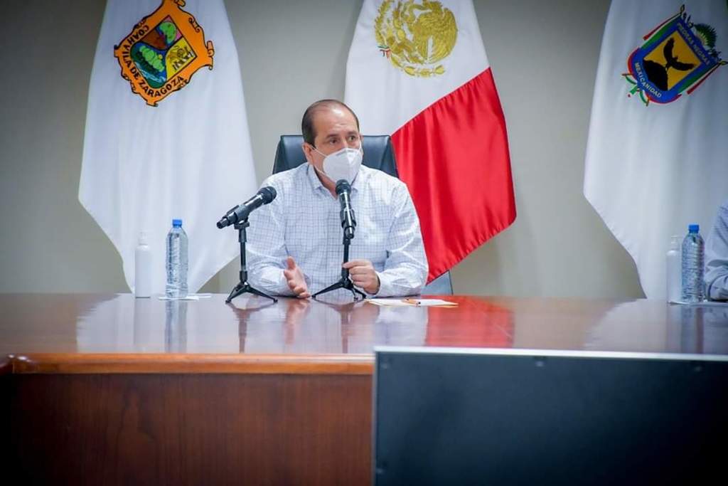 El presidente municipal de Piedras Negras, Claudio Mario Bres Garza, anunció la capacidad hospitalaria.