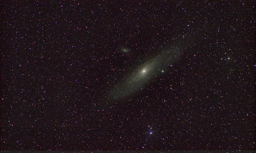 BSERVACIÓN. Galaxia de Andrómeda tomada por el Grupo Astronómico Gómez Palacio en 2019. (CORTESÍA / Grupo Astronómico Gómez Palacio)
