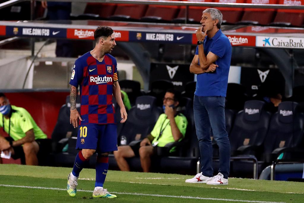 l presidente del Barcelona no ha perdido la fe en su entrenador Quique Setién, pero dejó abierta la puerta a la posibilidad de que Xavi Hernández se convierta en el técnico en un futuro. (ARCHIVO)