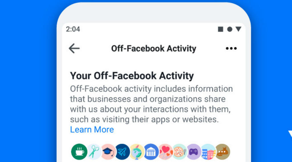 Facebook lanzó una herramienta rastreadora de actividad fuera de Facebook (Off-Facebook Activity) a principios de este año, la cual ofrece a los usuarios una lista detallada de los sitios web, aplicaciones y tiendas de la vida real que Facebook sabe que visitaron, y les permite desactivar ese seguimiento. (ESPECIAL) 