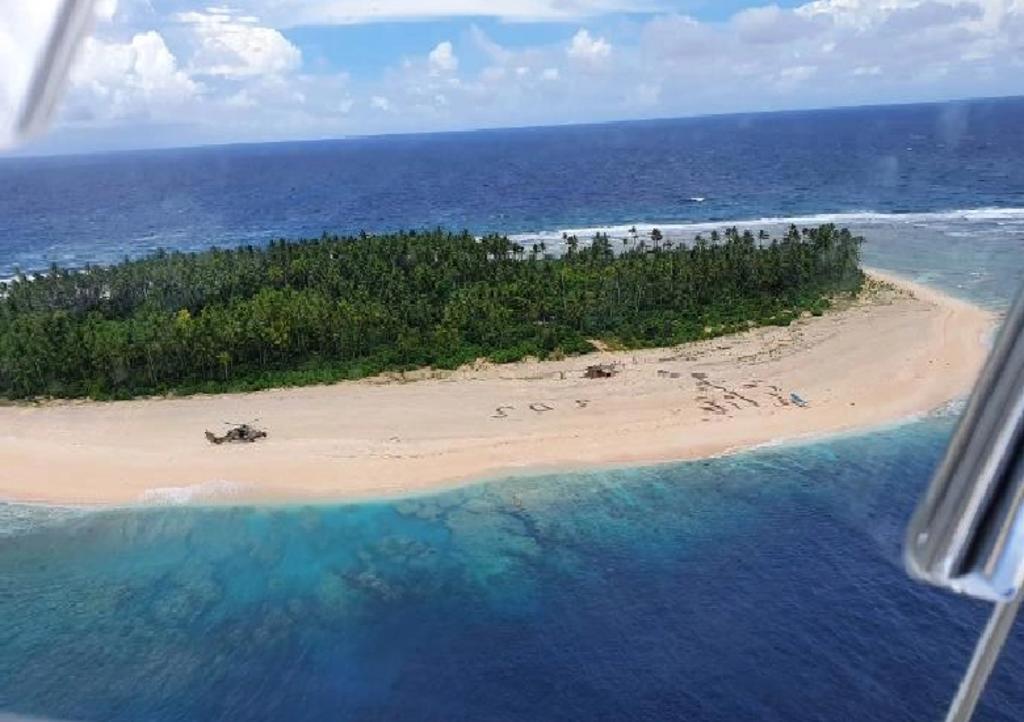 Se encontraban en una isla deshabitada en el Pacífico Sur. (INTERNET)