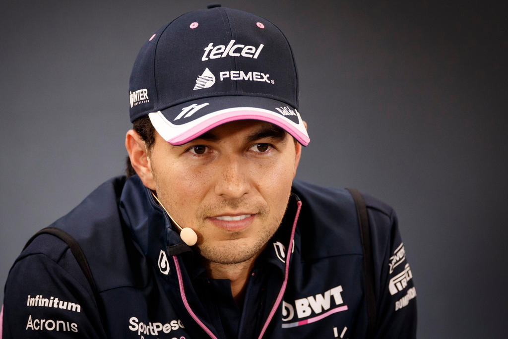 Sergio Pérez, piloto de Racing Point, aseguró que se mantiene asintomático de COVID-19, del cual fue diagnosticado la semana pasada. (ARCHIVO)