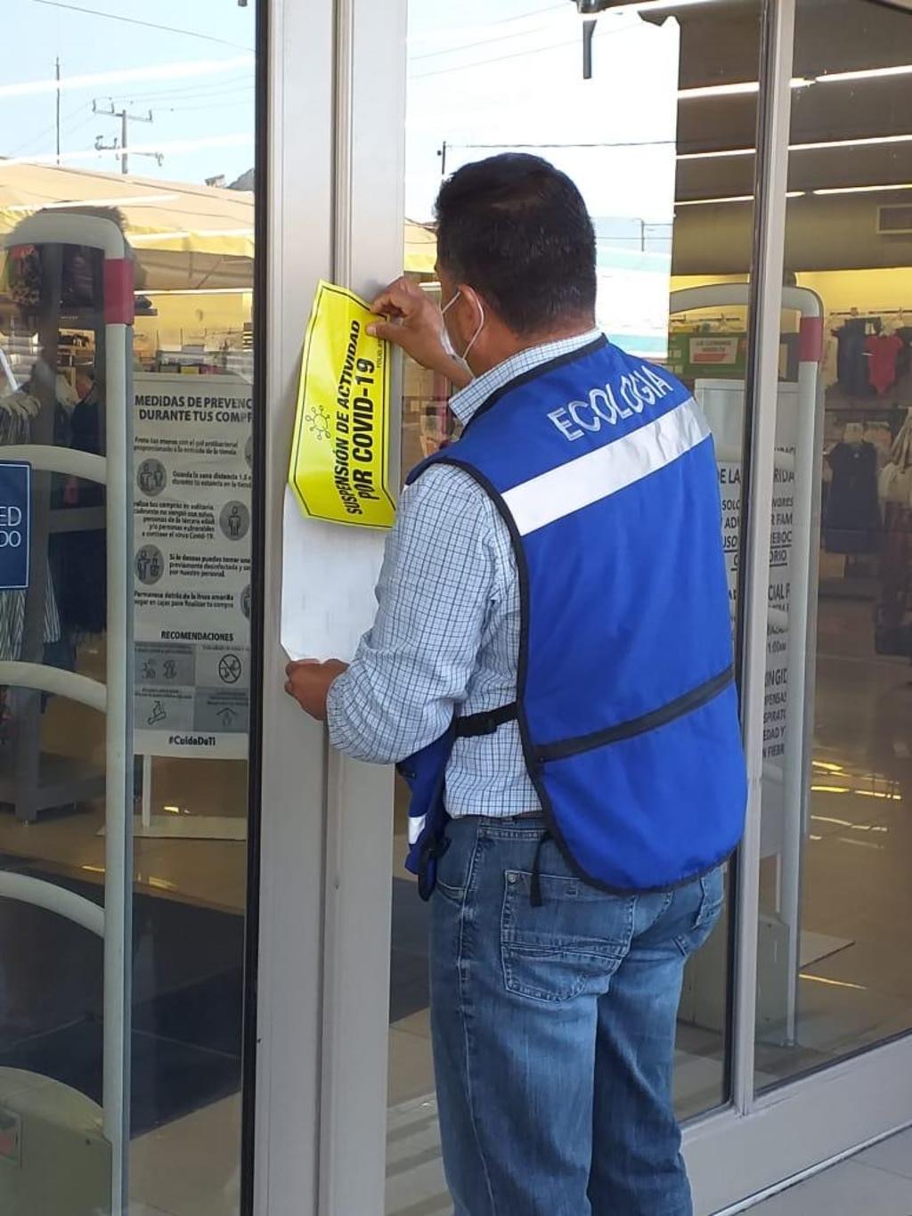 La tienda departamental Del Sol fue clausurada por el Ayuntamiento, que le aplicó además una multa por reincidir en desacatar las medidas sanitarias de prevención contra el COVID-19.