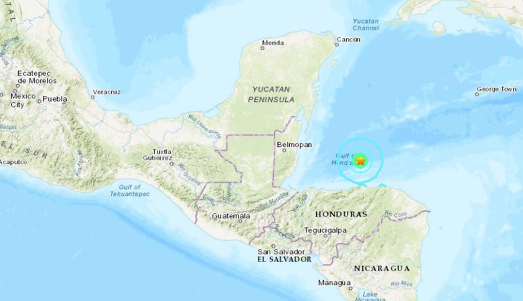 El USGS indicó que el sismo se originó a 46 kilómetros al norte de Savannah Bright, en Honduras; agregó que tuvo una profundidad de 10 kilómetros.
(ESPECIAL)