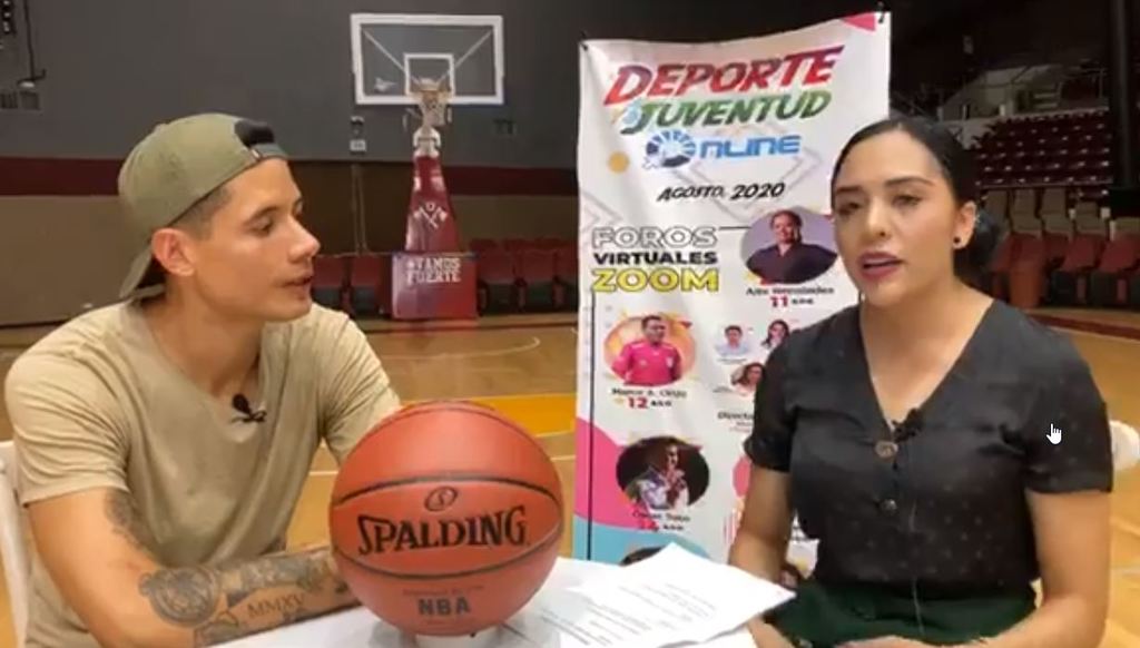 El basquetbolista Irwin Ávalos encabezó el primer foro del programa Deporte y Juventud Online.