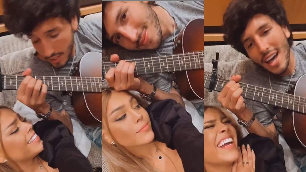 Danna Paola y Sebastían Yatra han causado emoción en redes sociales luego de que ambos artistas compartieran videos juntos en los que parecen pasarla bien. (ESPECIAL) 