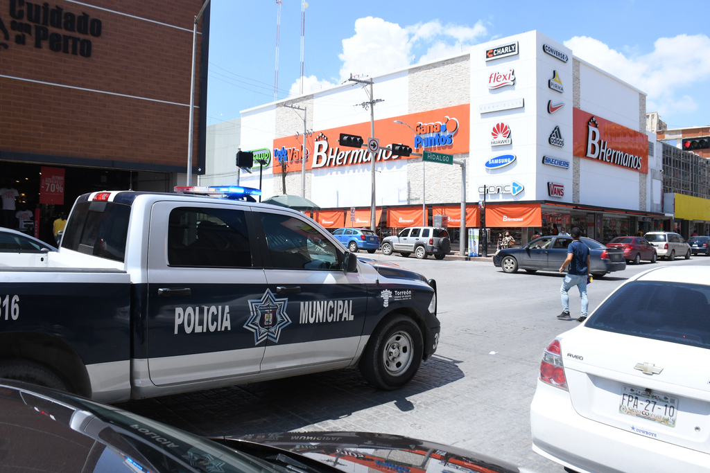 La Canaco Torreón indicó que han solicitado que se realicen operativos especiales de seguridad en el sector Centro del municipio.