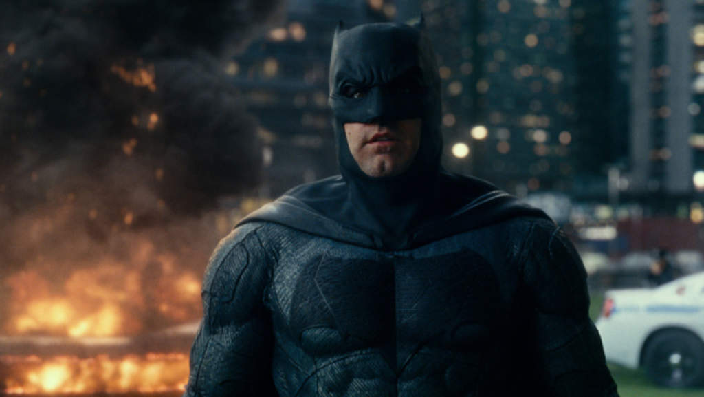 Cintas. Affleck colaboró en Batman vs Superman: Dawn of Justice y Suicide Squad (ambas de 2016), y Justice League (2017).
