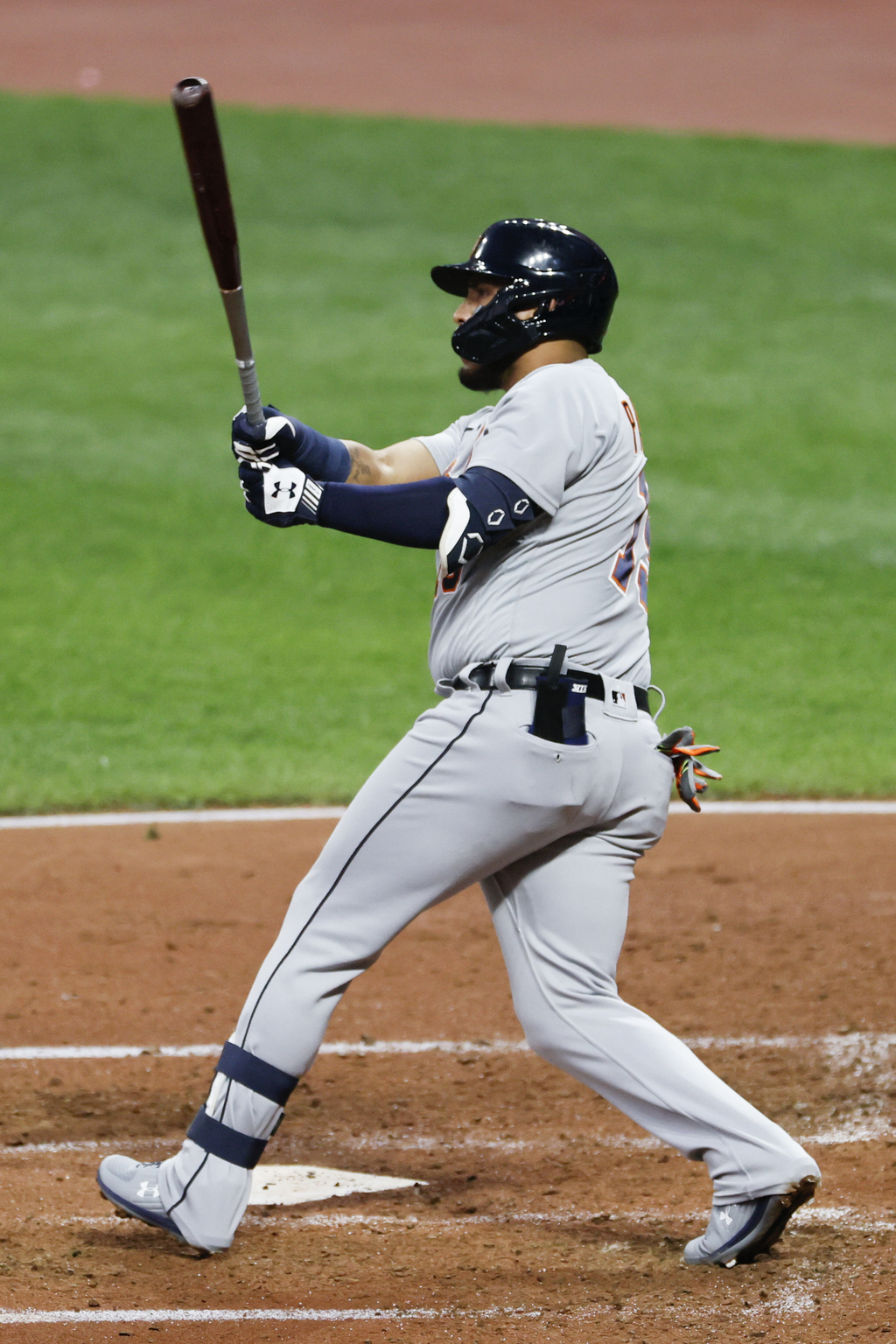 Un cuadrangular con las bases llenas fue el primer jonrón en las Grandes Ligas del mexicano Isaac Paredes. (AP)