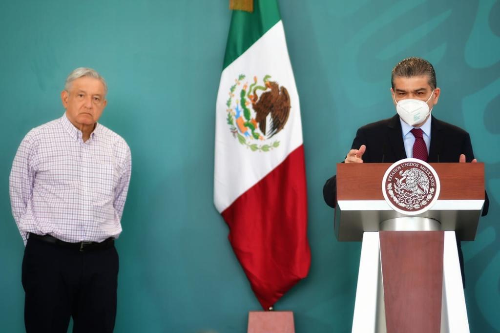 Durante la presencia se tuvo la presencia del gobernador Miguel Ángel Riquelme, de Coahuila; José Rosas Aispuro de Durango, y del alcalde de Torreón, Jorge Zermeño. (EL SIGLO DE TORREÓN)