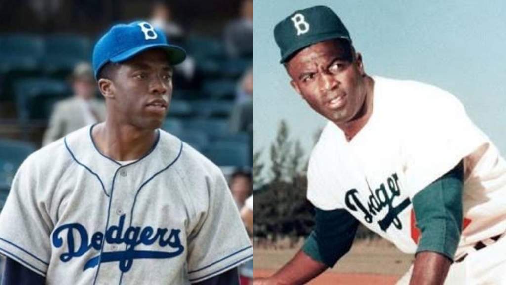 Chadwick Boseman falleció exactamente el día que todas las organizaciones de la MLB conmemoraron el 'Día de Jackie Robinson', a quién interpretó en su película biográfica 42. (ESPECIAL) 