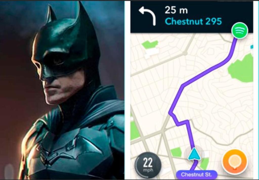 Batman te dará las direcciones en nueva actualización de Waze