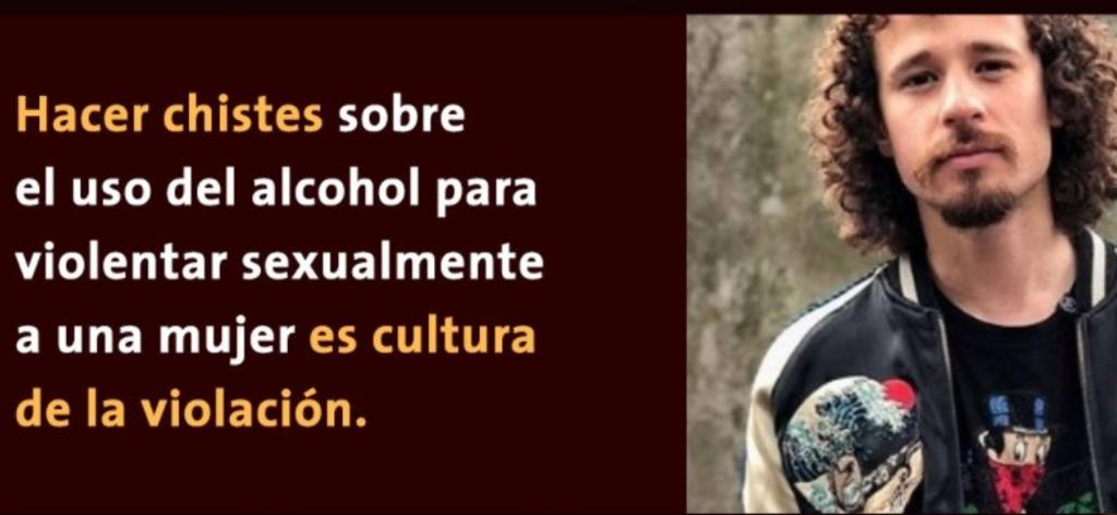 En la ficha del MMyT explica que los chistes sobre alcoholizar a mujeres para tener sexo forman parte de la cultura de violación. El recinto destacó lo difícil que es combatir ésta cultura, cuando aún muchos hombres piensan que es una broma. (Twitter) 