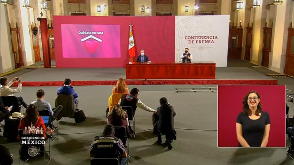 Las autoridades federales de Salud ofrecieron la conferencia de prensa diaria para informar a la población sobre la pandemia de la enfermedad COVID-19, causada por el coronavirus SARS-CoV-2, en México. (ESPECIAL)