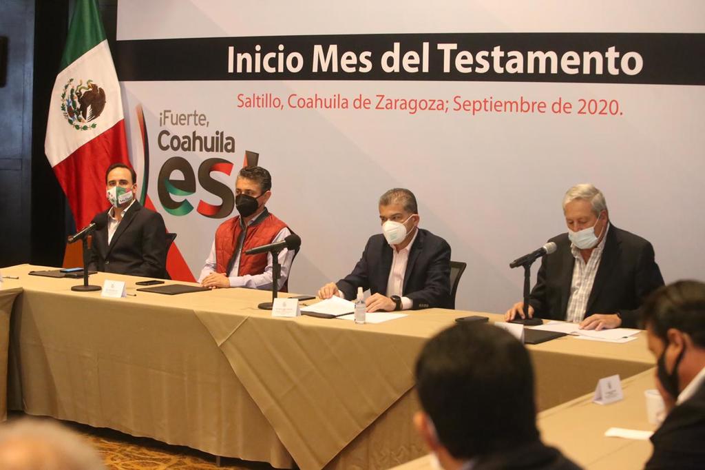 El Estado de Coahuila es ejemplo nacional en otorgar de manera gratuita durante septiembre el trámite del testamento.