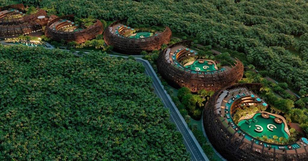 Este nuevo concepto está inspirado en el mar y la selva. La superficie contará con 59, 402 metros cuadrados, de los cuales 46, 181 serán la construcción.  (ESPECIAL)