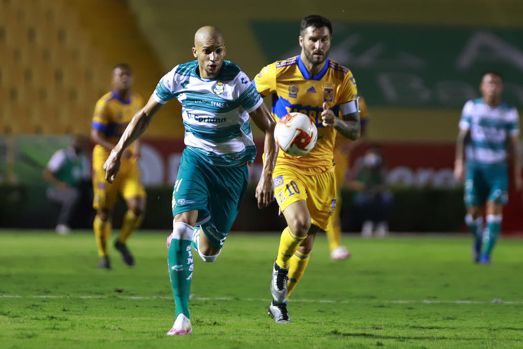 Los Guerreros de Santos Laguna cayeron 2-0 ante los Tigres de la UANL en el ‘Volcan’ dentro de la Jornada 10 del torneo Guard1anes 2020. (ARCHIVO)