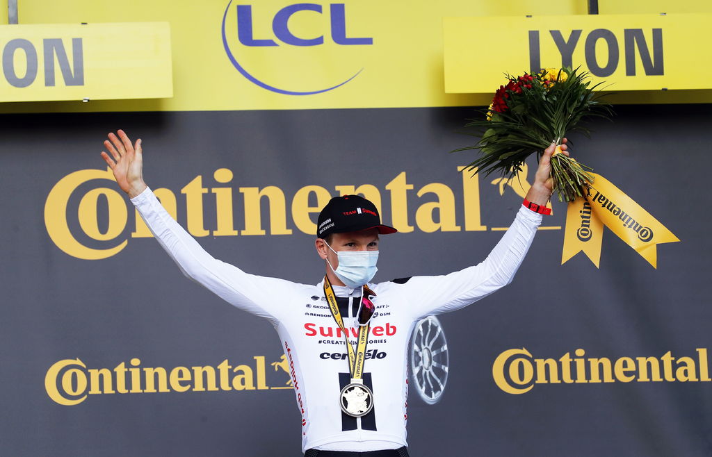 Soren Kragh Andersen se impuso en la etapa 14 del Tour de Francia. (EFE)