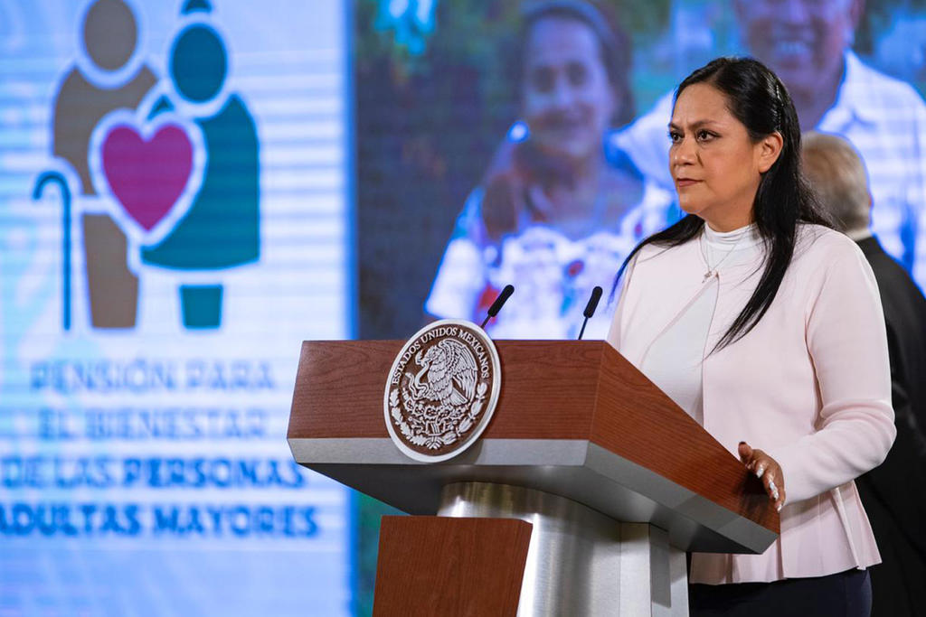 La subsecretaria de Bienestar, Ariadna Montiel Reyes, presentó los avances del programa Pensión para el Bienestar, mismo que recordó, a partir de la administración de Andrés Manuel López Obrador, es un derecho universal. (ARCHIVO)
