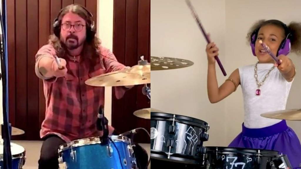 Dave Grohl, líder de la agrupación Foo Fighters, le compuso una canción a Nandi Bushell, niña con 10 años de edad que se ha robado el corazón de miles de internautas tras realizar covers de icónicas figuras del mundo del rock. (ESPECIAL) 