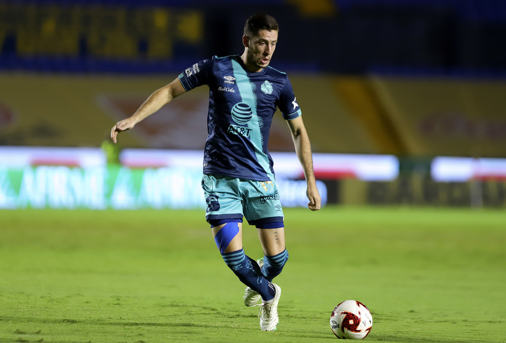 Santiago Ormeño ha metido cuatro goles en seis partidos que ha disputado este torneo con el Puebla.