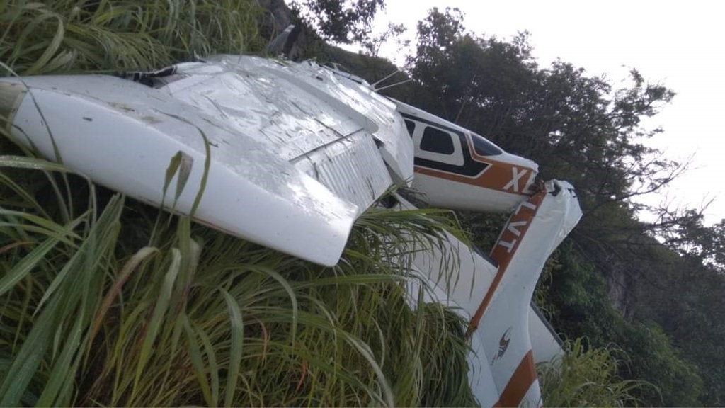 El desplome de la aeronave se dio por la mañana poco antes de aterrizar en el poblado El Laurel del municipio de Topia. (EL SIGLO DE TORREÓN) 