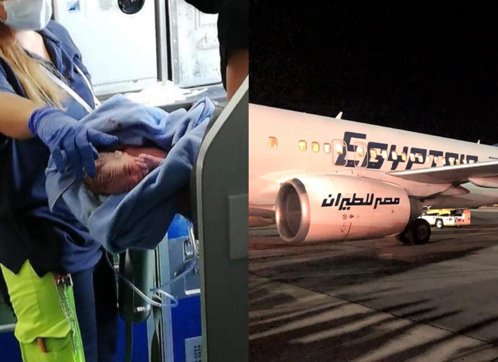 El piloto se apresuró a aterrizar de emergencia, pero el bebé nació antes de tocar suelo. (INTERNET)