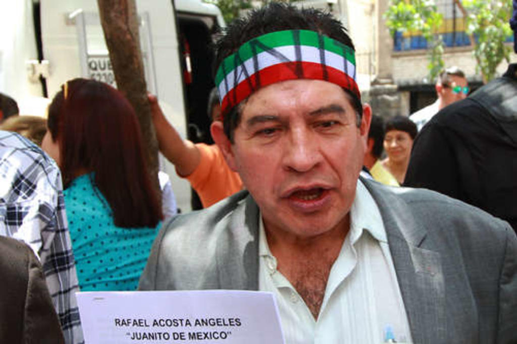 Rafael Acosta Ángeles, mejor conocido como 'Juanito', se lanzó contra el presidente Andrés Manuel López Obrador, a quien acusó de 'traidor'. (ARCHIVO)