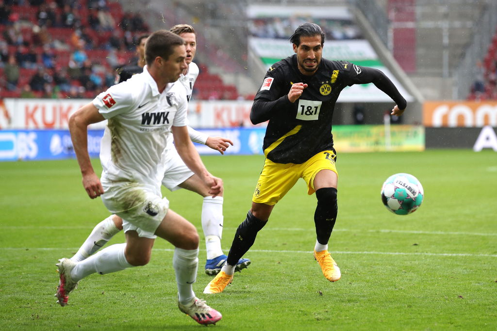 Augsburgo se impuso como local 2-0 a Borussia Dortmund. (EFE)