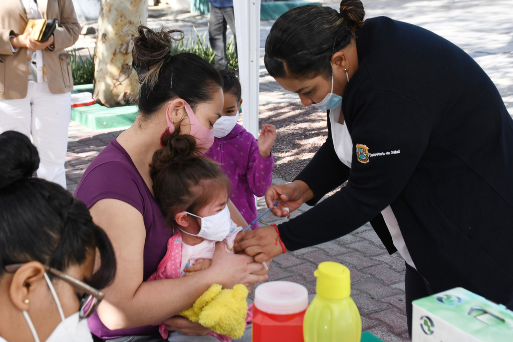 En una primera etapa, La Laguna recibió un cargamento de 10 mil vacunas contra la influenza. (FERNANDO COMPEÁN)