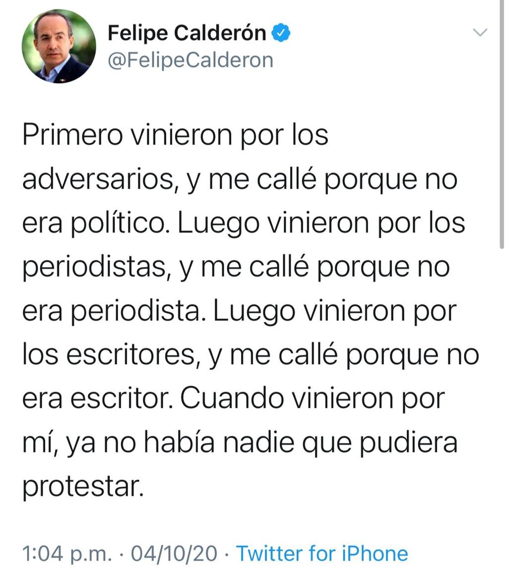 El mensaje de Calderón provocó que diversos usuarios reaccionaran en redes y respondieran a la publicación a favor o en contra.