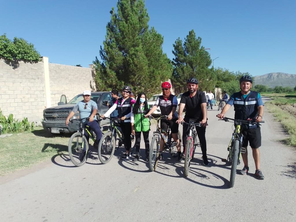 Se realizó una rodada para documentar contenido multimedia en el Parque Estatal de Lerdo.