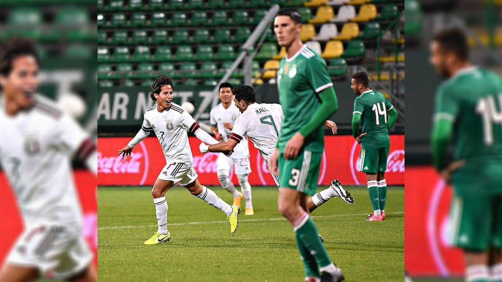 Este martes, México empató con goles de Jesús Manuel Corona y Diego Láinez. Por el campeón africano anotaron Ismael Bennacer y Riyad Mahrez. (INSTAGRAM: @MISELECCION)
