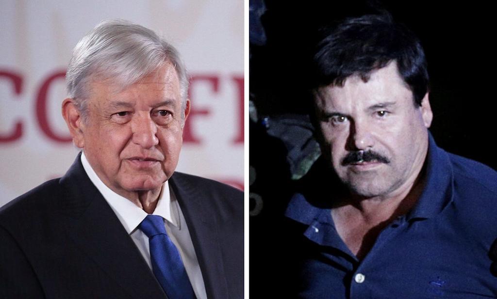 En su conferencia matutina de este martes en Palacio Nacional, el presidente López Obrador ofreció una disculpa por llamar 'El Chapo' al narcotraficante. (ESPECIAL)