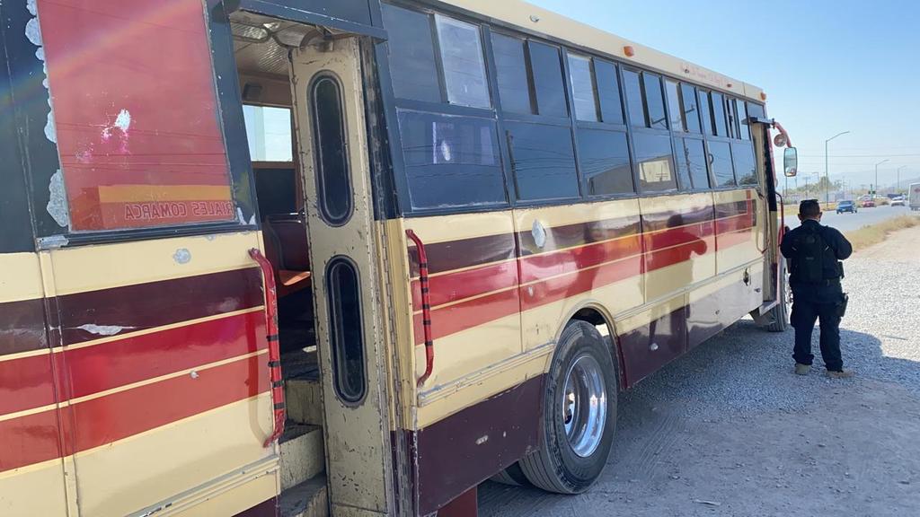 El hombre viajaba en un autobús del transporte público de la ruta 13 de Marzo de Gómez Palacio. (EL SIGLO DE TORREÓN)