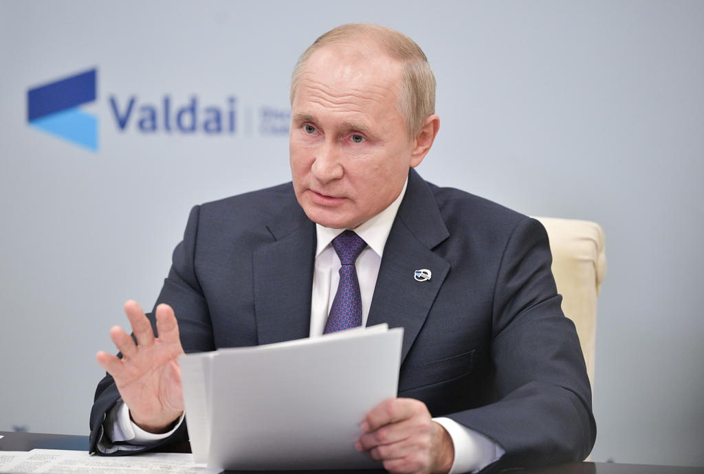 El presidente ruso, Vladímir Putin, advirtió hoy que 'el mundo no tendrá futuro' si no hay control de armamento, en alusión a la imperiosa necesidad de renovar el Nuevo START, el último tratado de desarme entre Rusia y Estados Unidos que expira en febrero de 2021. (EFE) 