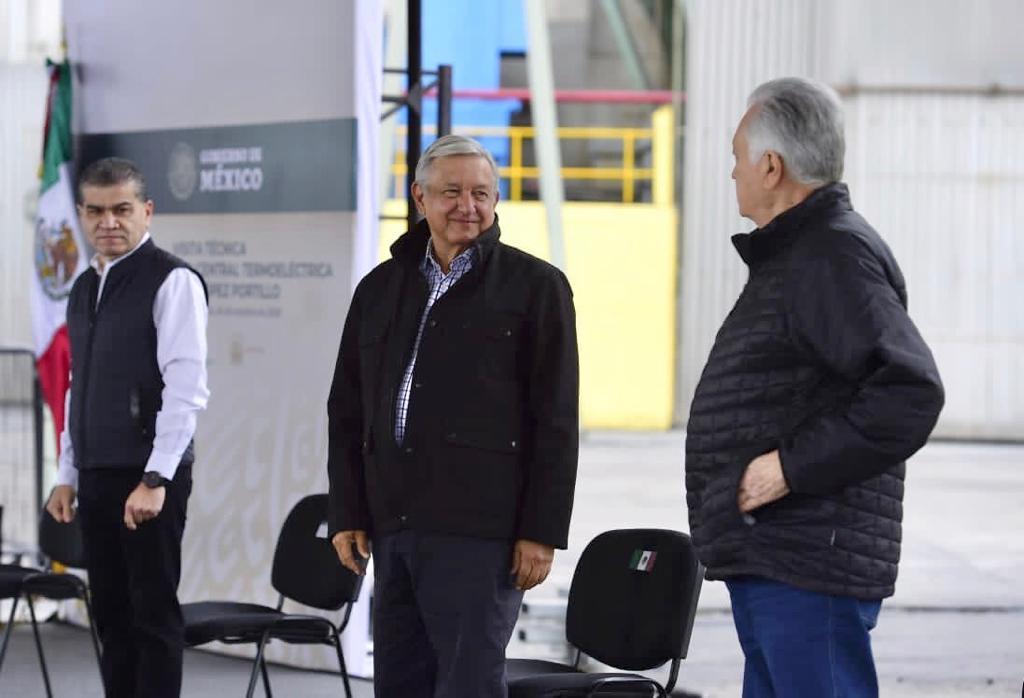 El presidente de México, Andrés Manuel Lópéz Obrador, se encuentra en el municipio de Nava, Coahuila para realizar una visita técnica a la Central Carboeléctrica 'José López Portillo'. (EL SIGLO DE TORREÓN)
