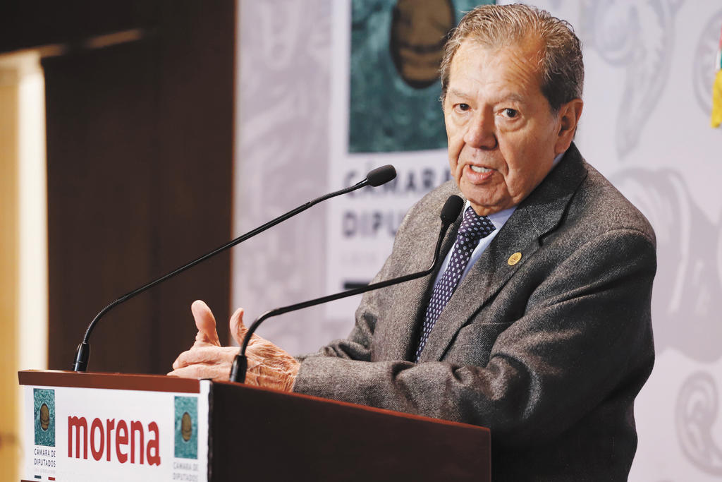 El diputado federal Porfirio Muñoz Ledo anunció que no cederá ante lo que consideró la ilegalidad en la elección interna de Morena, y que luchará por la vía judicial por la presidencia del partido. (ARCHIVO)