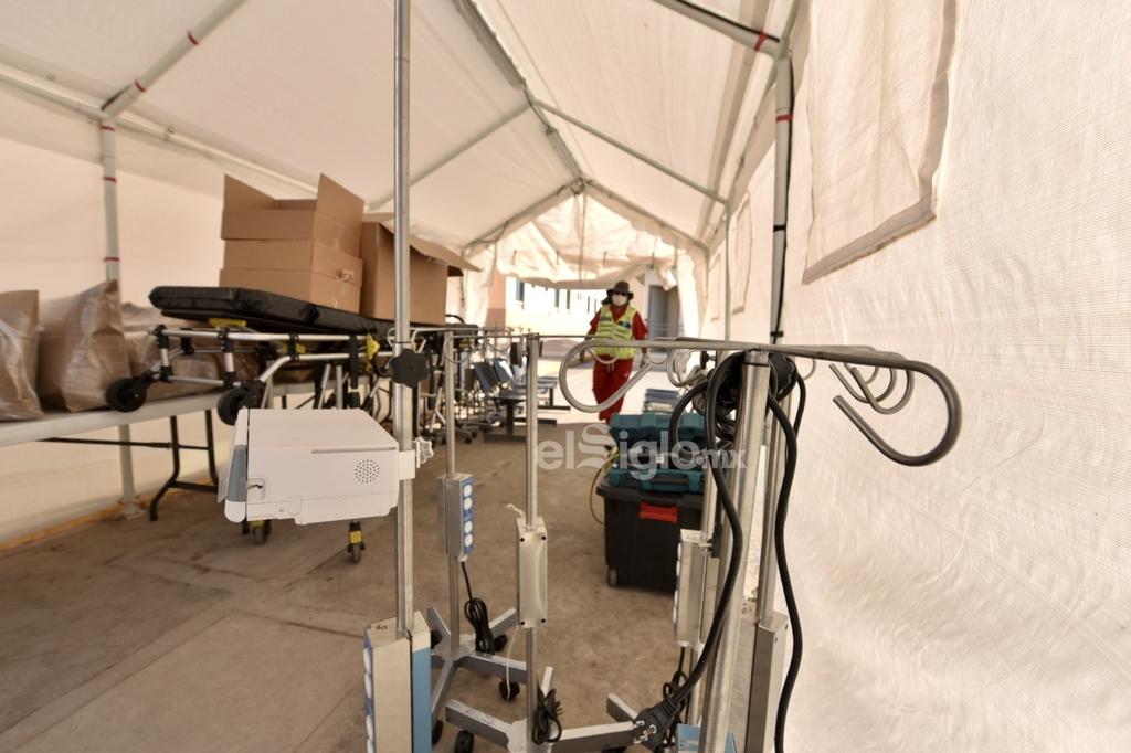 Como se informó, desde ayer inició la instalación del Hospital Móvil proveniente del municipio de Acuña.
(ERICK SOTOMAYOR)