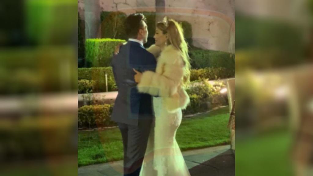 Boda. Contra viento y marea, Ninel se casó con el empresario Larry Ramos. (ESPECIAL) 
