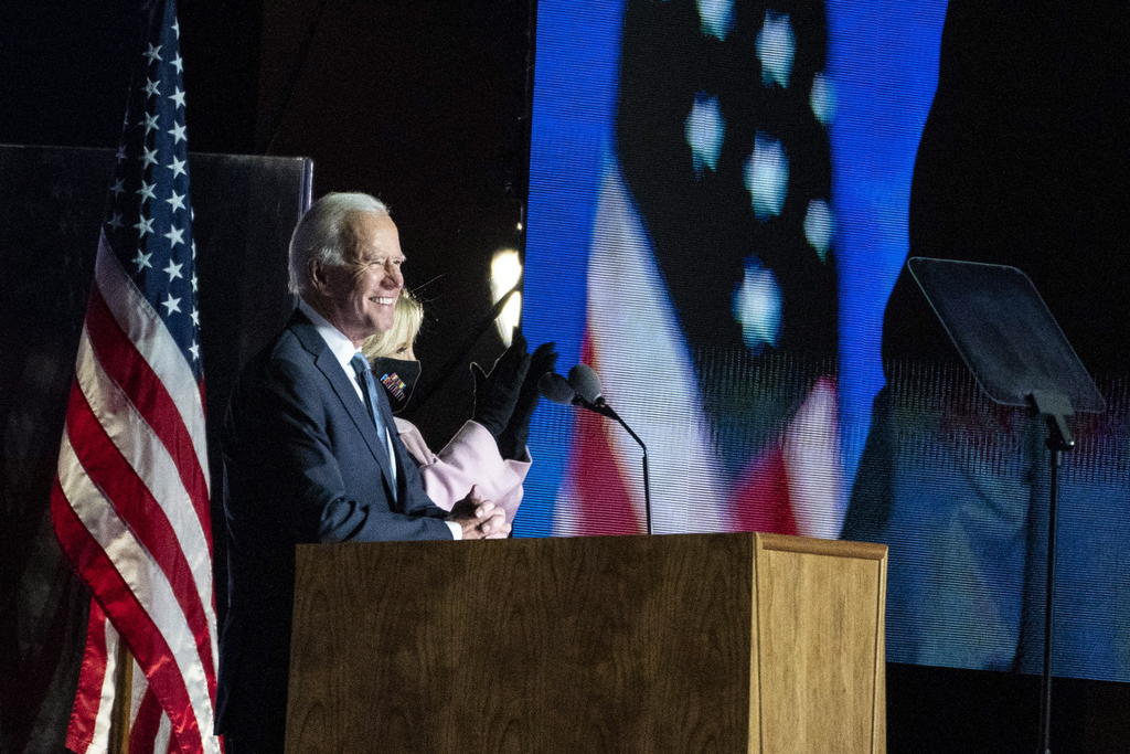 'Joe Biden está en la senda para ganar estas elecciones y él será el próximo presidente de EUA. Creemos que tenemos por delante un camino claro para la victoria', señalaron. (EFE)
