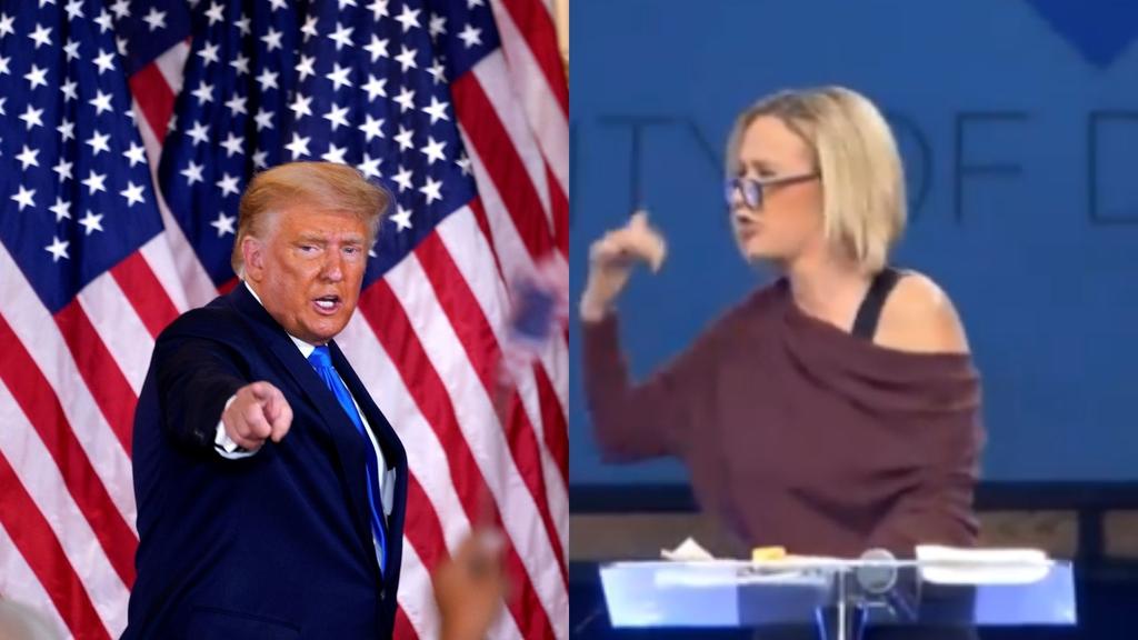 La asesora espiritual de Donald Trump, Paula White, se hizo viral al dedicarle un servicio de oración en su esfuerzo por asegurar su reelección. (ESPECIAL)