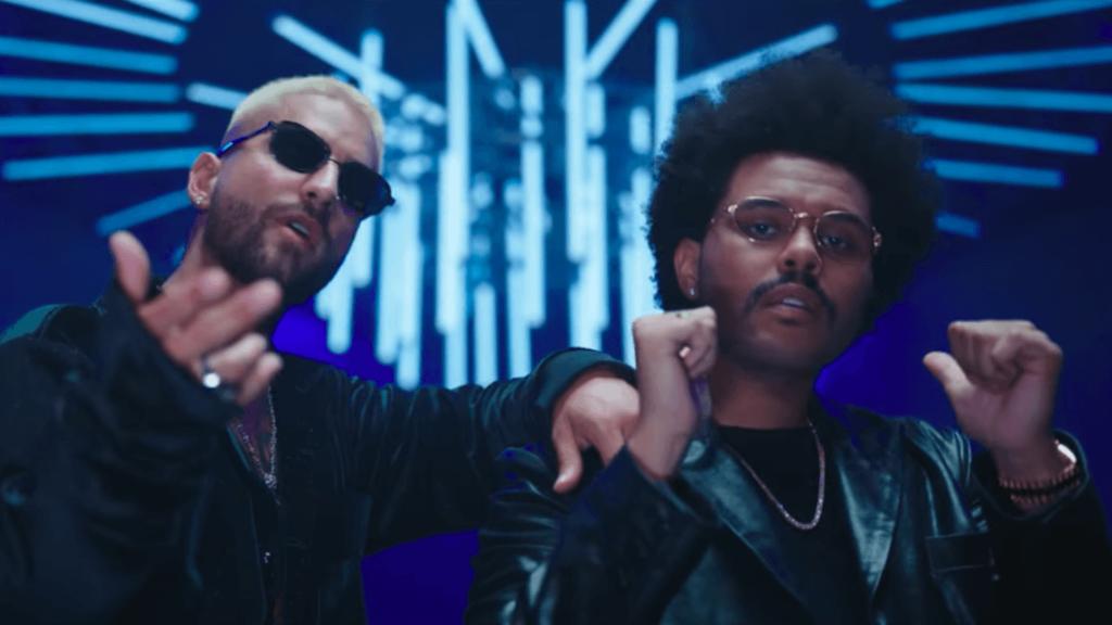 Dúo. The Weeknd hace remix con Maluma. 
