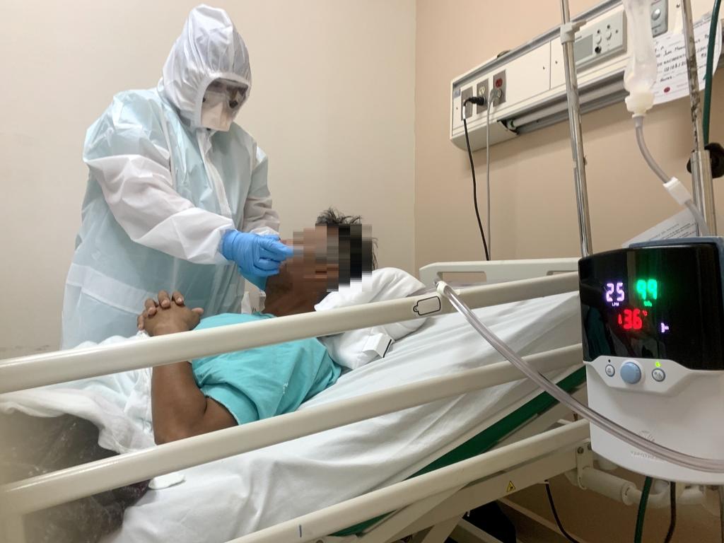 Torreón registró este martes un nuevo récord de pacientes hospitalizados en las áreas COVID de las unidades de salud públicas y privadas. 
(ARCHIVO)