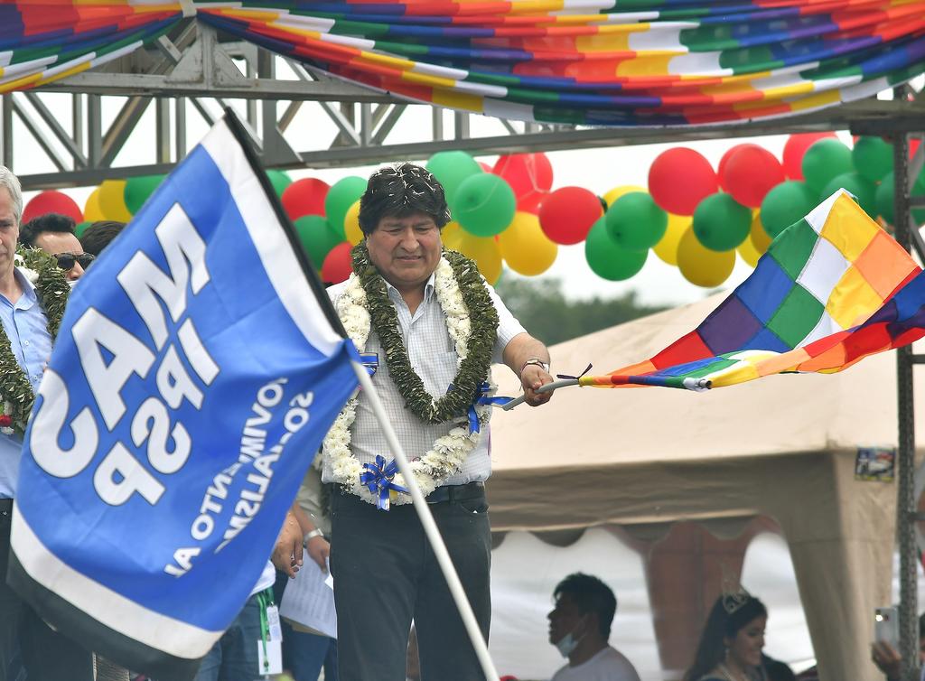 El expresidente Evo Morales concluyó el miércoles su caravana de retorno a Bolivia tras un año en el exilio y fue recibido por centenares de seguidores. (EFE) 