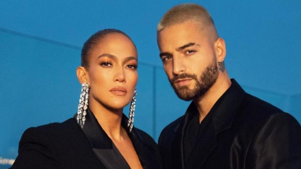 Jennifer Lopez y Maluma compartirán actuación en los próximos American Music Awards (AMAs), que además inaugurarán este año un apartado completo sobre música latina.  (ESPECIAL) 